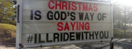 For Fr Rod Bower (@FrBower) Christmas is the “G” word, the Universal More, whispering ‘#illridewithyou’.