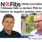 Chris Uhlmann fails to declare Phil de Fegely as auctioneer – @Qldaah #Mediawatch #auspol