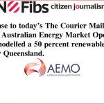 AEMO has not modelled a 50 percent renewable energy target for Qld #qldvotes #qldpol @Qldaah