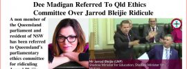 Dee Madigan referred to Qld Ethics Committee over Jarrod Bleijie ridicule – @qldaah #qldpol