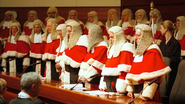 Chief Justice of the Supreme Court, the Honourable Justice James Spigelman, second right,Source: The Daily Telegraph