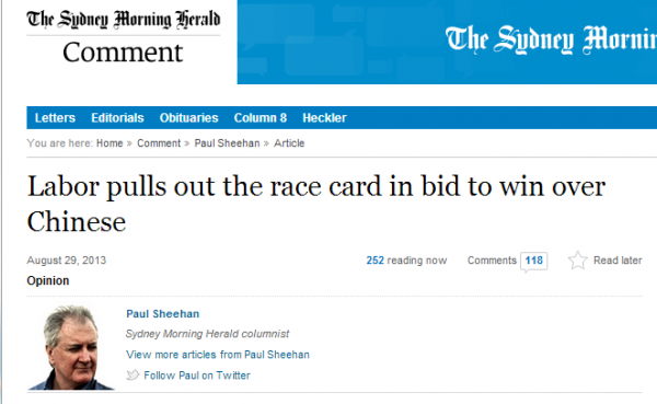 No Fibs Bennelong reporter @preciouspress counters Paul Sheehan race attack on @jasonyatsenli