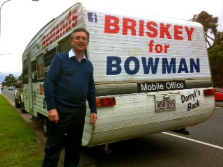 Darryl Briskey, ALP candidate for Bowman