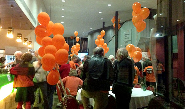 Orange Election Party  (Photo Margo Kingston)