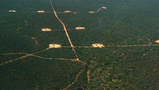 Pilot gas production site in the Pilliga Forest (photo: Tony Pickard)