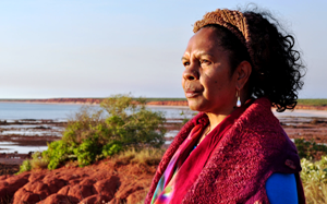 Dr Anne Poelina, member of the Nyikina Mungala people and a traditional custodian of the lower Fitzroy River in the Kimberley, and Councillor on Broome Shire Council.