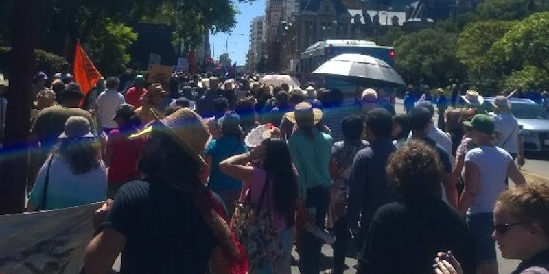 Marching for the Lucky Country: @Trixie_Boo reports on #MarchInMarch Perth