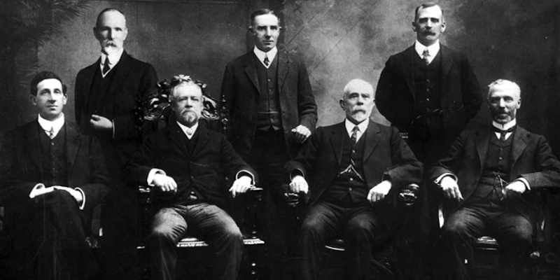 Inaugural departmental heads of the Australian Commonwealth Public Service - 1901 (Source: Wikipedia).