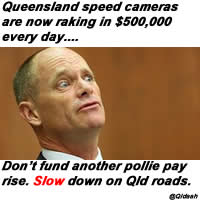 Queensland speed cameras are now raking in $500,000 every day.