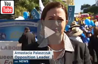 ABC News Qld: Opposition Leader Annastacia Palaszczuk used May Day march to pledge a return of the public holiday to May.