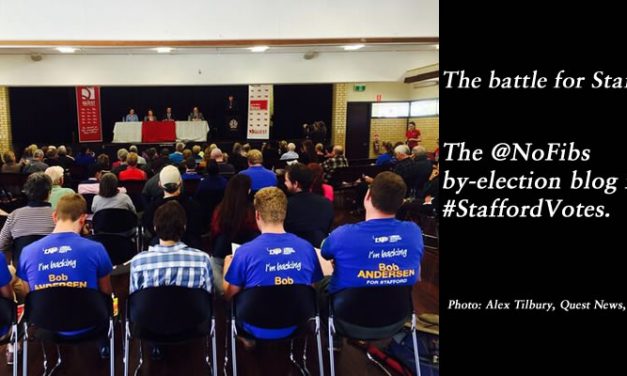@NoFibs election blog for #StaffordVotes, #qldpol