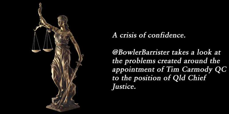 A crisis of confidence: @BowlerBarrister on the #CarmodyCrisis #qldpol