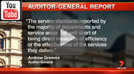 7News Brisbane: Qld Auditor-General Andrew Greaves casts doubt on Newman Government claim of improved front line services.