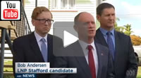 ABC News Qld: LNP chooses Jared "Bob" Andersen as candidate for Stafford by-election.