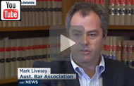 ABC News Qld: Australian Bar Association President Mark Livesey. 