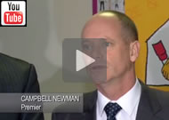 Ten News Qld: Campbell Newman announces the worlds largest Ronald McDonald House for Brisbane.
