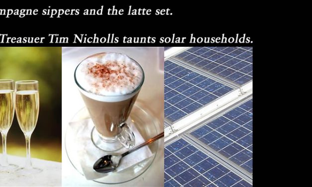 Those solar powered, champagne sipping, latte drinkers: @Qldaah #qldpol