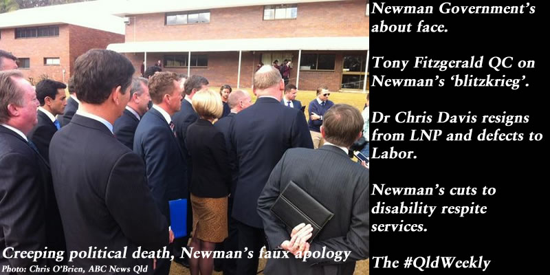 Creeping political death, Newman’s faux apology – The Qld Weekly #qldpol: @Qldaah