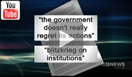 9 News Brisbane: Tony Fitzgerald QC describes Campbell Newman's approach to institutions as 'blitzkrieg'.