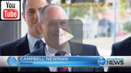 Ten News Qld: Premier Campbell Newman has laughed off suggestions he should step aside due to poor Galaxy polling.