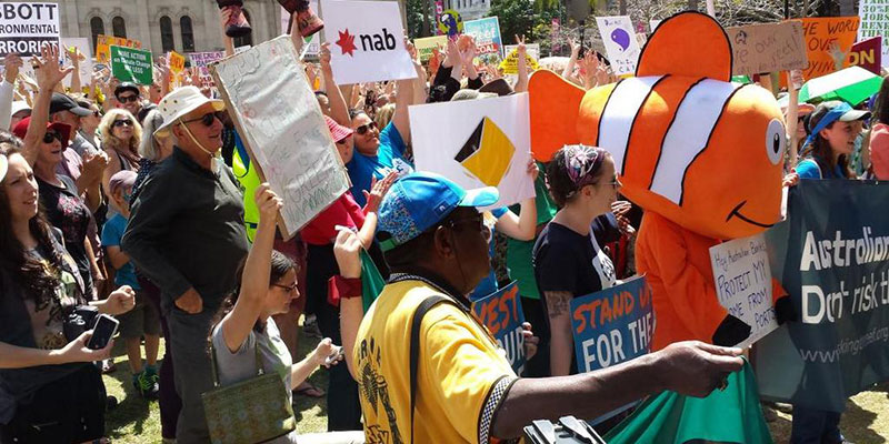 The Brisbane #PeoplesClimate Rally – @JanB_QLD reports for #NoFibs