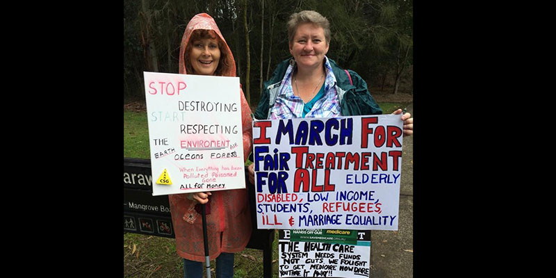 Central Coast 2014 March against Abbott Government: Ed @CentralCoast14 reports #MarchInAugust