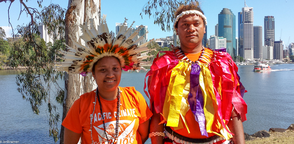 Pacific #ClimateWarriors in Queensland, “Where will I bury my next loved one who dies?”: @JanB_QLD Reports