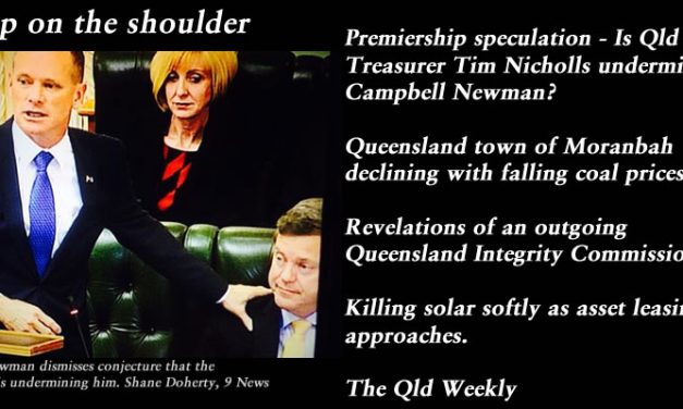 A tap on the shoulder – The Qld Weekly #qldpol: @Qldaah