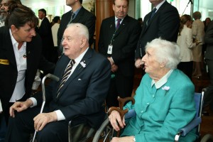 Gough and Margaret at Parliament House for the national apology to the Stolen Generations in February 2008.