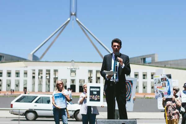 Australian Greens Senator Scott Ludlam: Photo: Jeremy Stevens