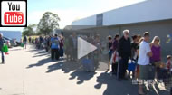 9 News Brisbane: Hundreds continue to line up daily for food.