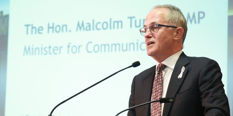 Malcolm Turnbull November 2014 Source: CeBIT Australia/Flickr in November 2014. Creative Commons Attribution 2.0 Generic (CC BY 2.0)