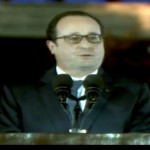President of France François Hollande calling for ambitious climate action. Photo: still from youtube video.