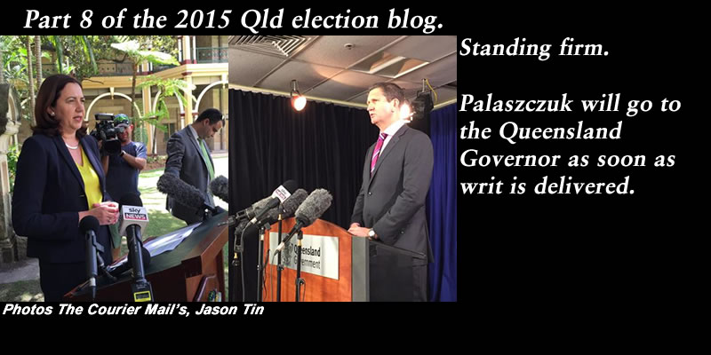 Pt 8 of the Qld election blog for 2015 – Counting and results #qldvotes #qldpol @Qldaah