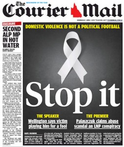 The Courier Mail - Stop it - April ,1 2015.
