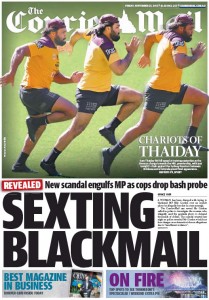 The Courier Mail -September 25, 2015 -Sexting Blackmail