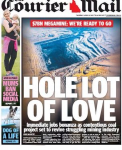 The Courier Mail - Hole Lot of Love - April 16 2015.