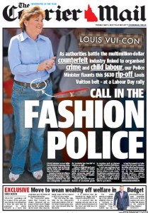The Courier Mail - Call In The Fashion Police May 5 2015.