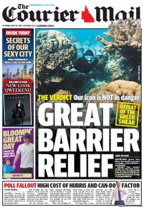 The Courier Mail - Great Barrier Relief - 30 May 2015