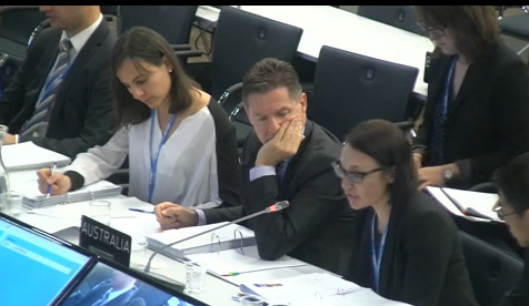 Australia at Bonn climate talks June 2015. - UN webcast