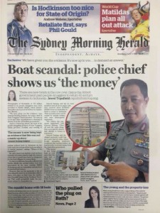 The Sydney Morning Herald - Boat scandal police chief shows us 'the money' - June, 17 2015.