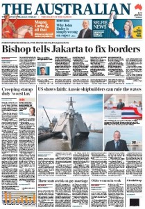 The Australian - Bishop Tells Jakarta To Fix Borders - June 15, 2015.