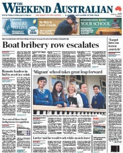 The Australian - Boat Bribery Row Escalates - June 20, 2015.