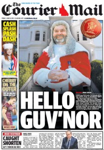 The Courier Mail - Hello Guv'nor - June 19, 2015.