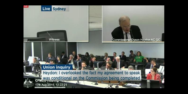 Should Heydon stand down? A #turc legal view by @bowlerbarrister