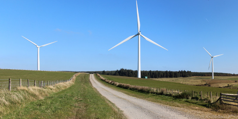 Alltwalis wind farm in Wales