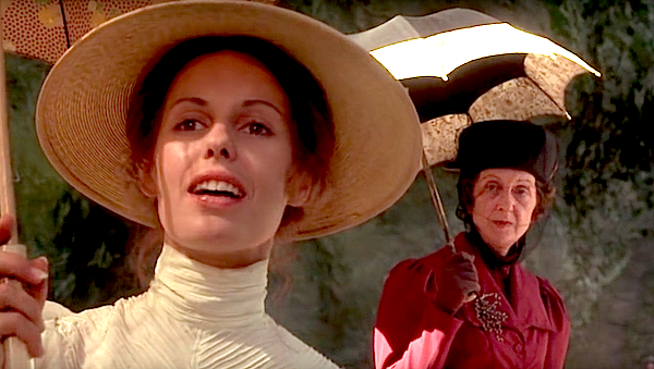 WHAT DO YOU KNOW? Helen Morse as Mlle de Poitiers and Vivien Grey as Miss McGraw.