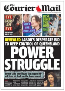 The Courier Mail: November 14, 2015 - Power Struggle.
