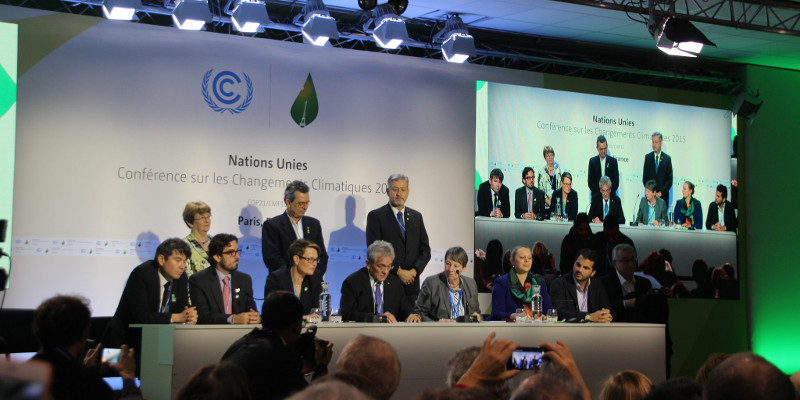 Coalition of Ambition press conference COP21 Paris