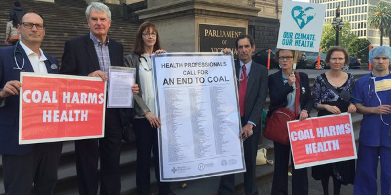 Doctors deliver  open letter to Victorian Premier to close coal power stations for health and a safe climate